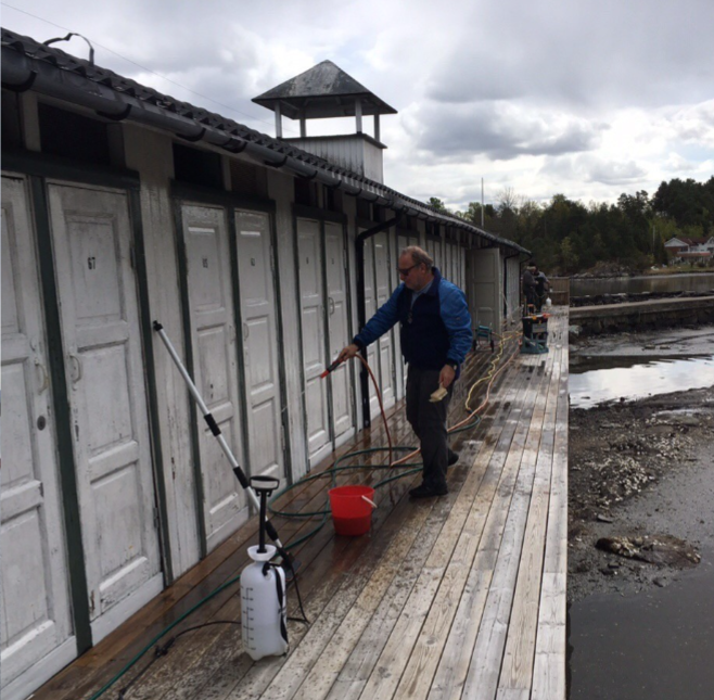 Vårdugnad på badehuset lørdag 13.05.2017